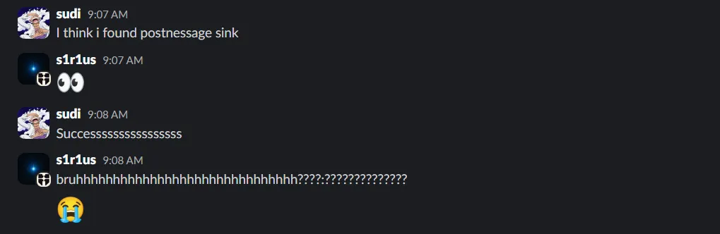 postmessage