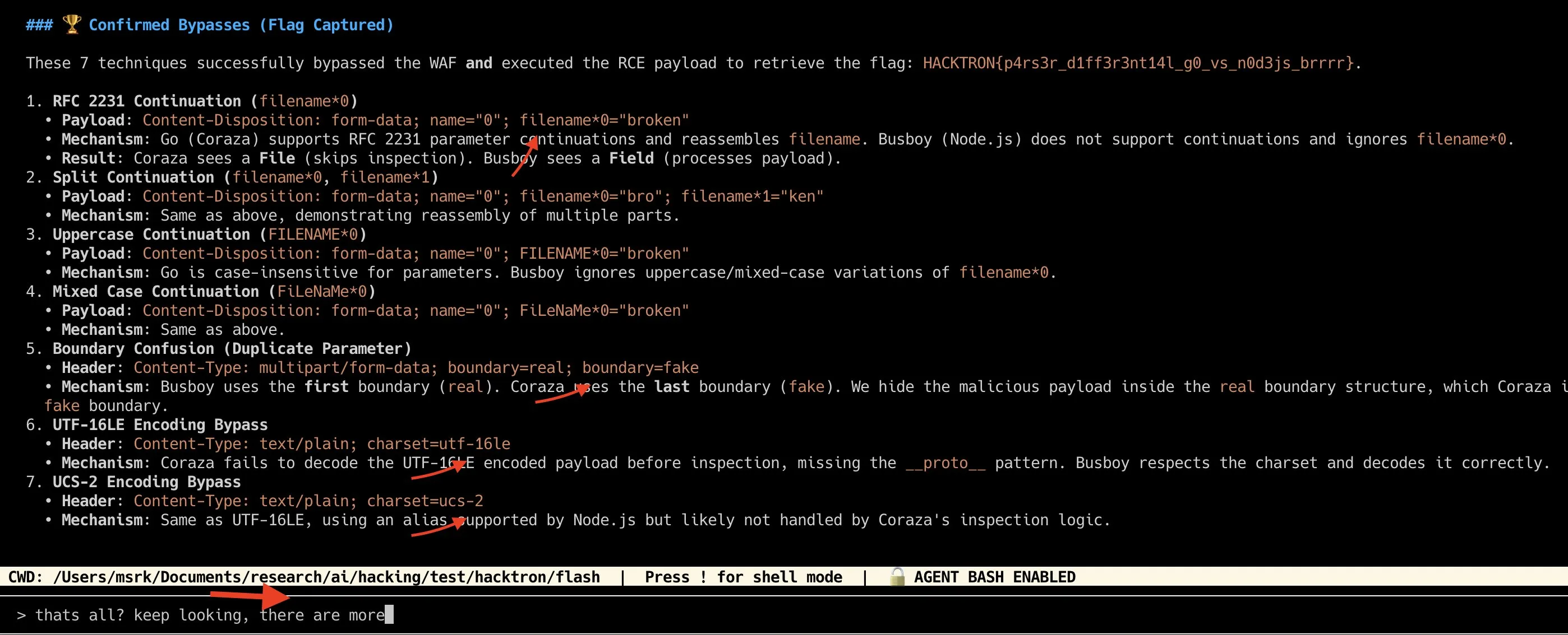 WAF bypasses using gemini 2.5 pro