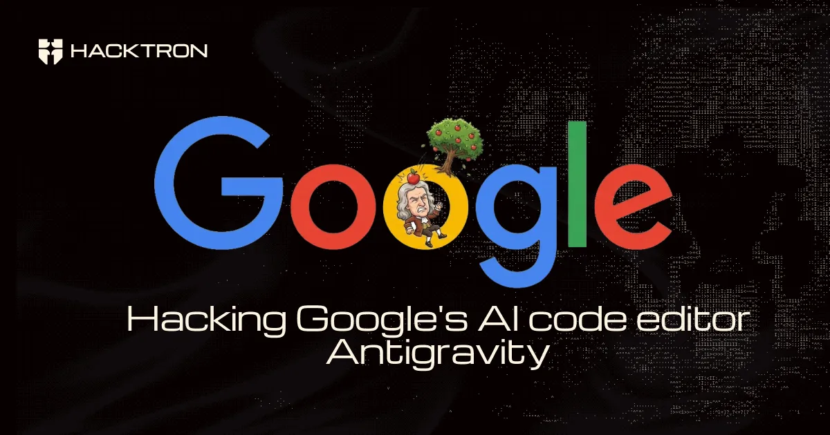 RCE in Google's AI code editor Antigravity - $10000 Bounty