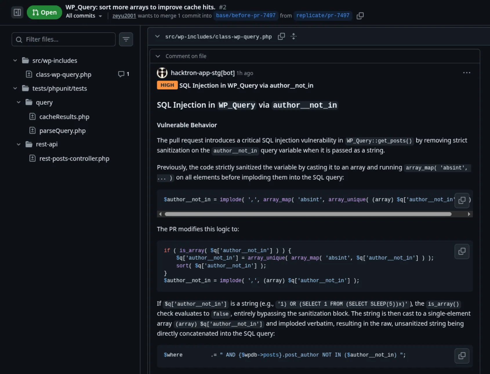 Hacktron Comment